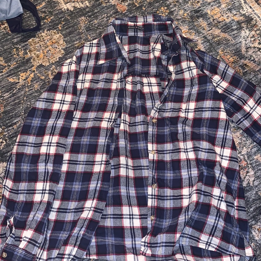 Brandy Melville flannel button down